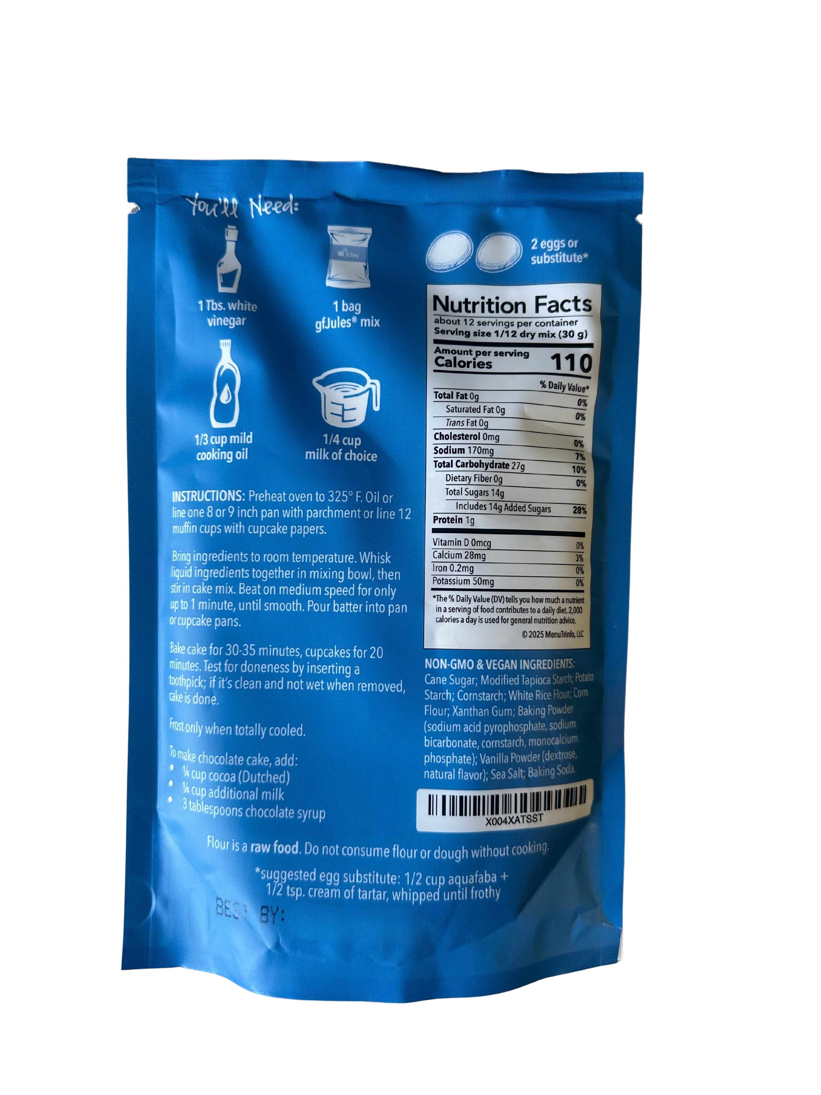 gfJules Gluten Free Birthday Cake Mix